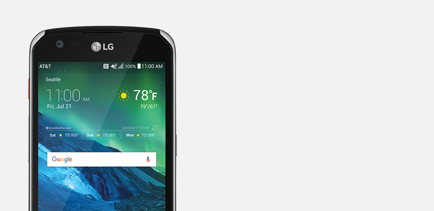 AT&T LG X VENTURE 32GB BLACK 4G LTE LGH700 16MP GSM waterproof